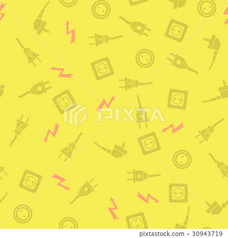 Plugs Seamless Pattern Plugs Seamless Pattern 30943719