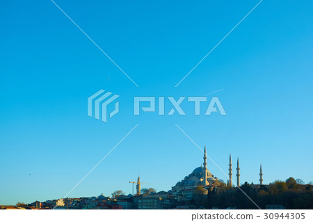 The Suleymaniye Mosque is an Ottoman imperial The Suleymaniye Mosque is an Ottoman imperial 30944305