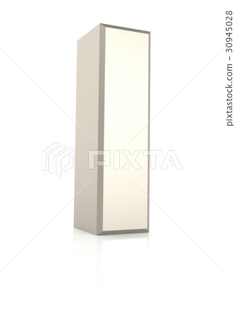 Letter I Isolated on White Background 30945028