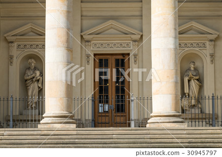 Entrance door of historic building Entrance door of historic building 30945797
