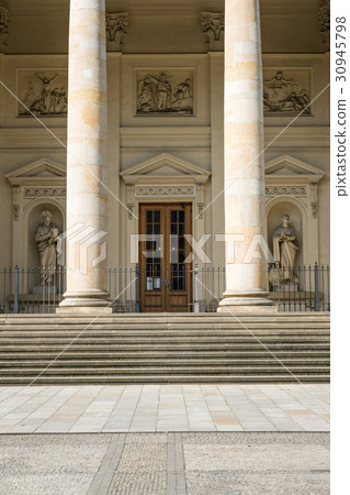 Entrance door of historic building Entrance door of historic building 30945798