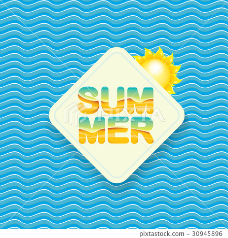 vector summer sale bright label design template . 30945896