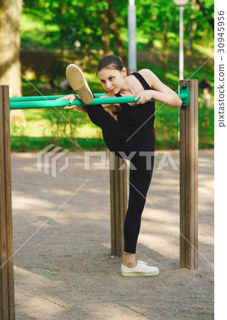 Girl gymnastics park Girl gymnastics park 30945956