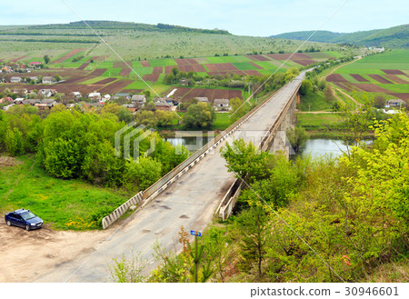 Bridge over Dnister river, Ukraine 30946601