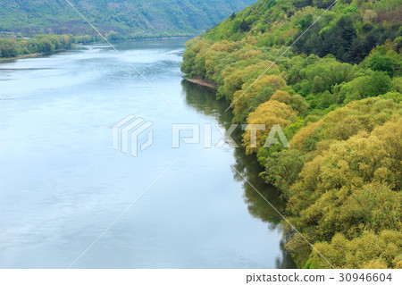 Dnister river bend canyon 30946604