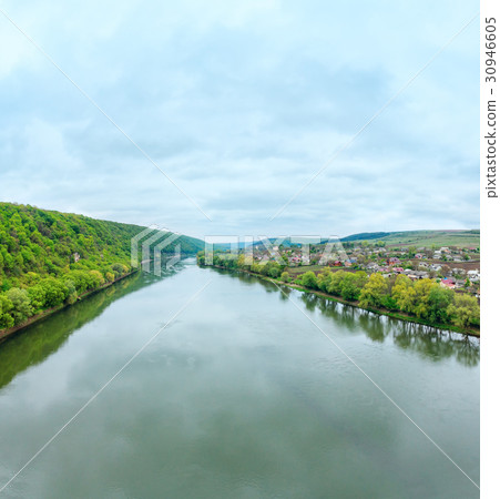 Dnister river bend canyon 30946605