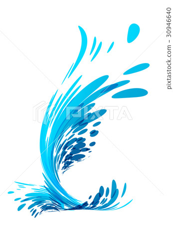 Splash water on white Splash water on white 30946640