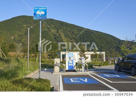 Electric car charging station Electric car charging station 30947034