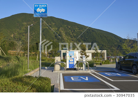 Electric car charging station Electric car charging station 30947035