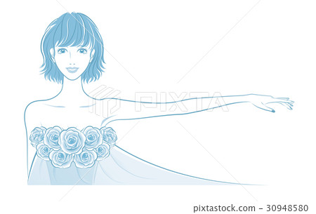 美麗的女人剪貼畫 美麗的女人剪貼畫 30948580