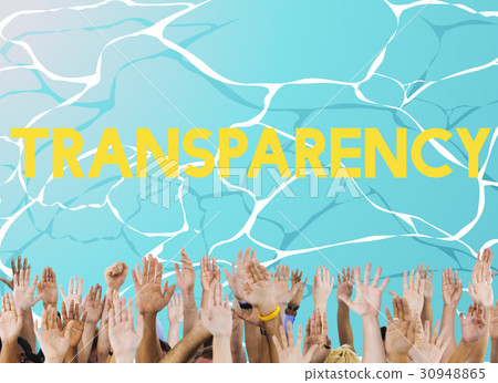 Transparency word clear glassy water Transparency word clear glassy water 30948865