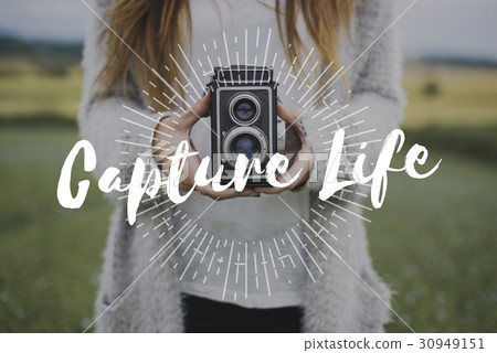 Capture life through lens photography word overlay 30949151