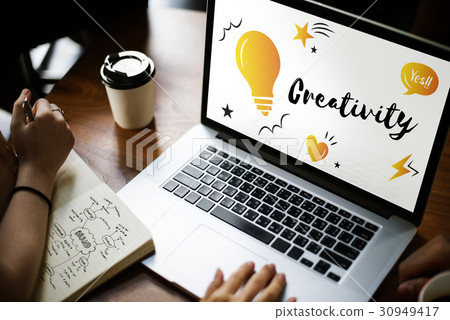 Inspiration Creative Ideas Brainstorming Concept Inspiration Creative Ideas Brainstorming Concept 30949417