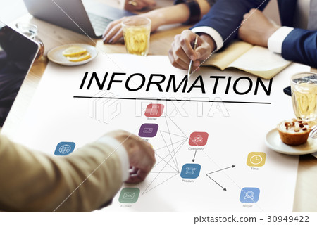 Flow Chart Information Process Icon Flow Chart Information Process Icon 30949422