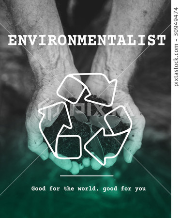 Recycle icon eco friendly green 30949474