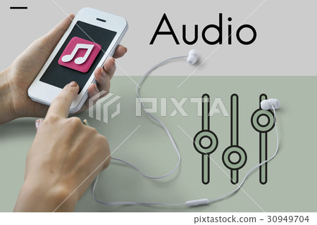 Music Streaming Media Entertainment Equalizer 30949704