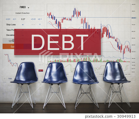 Debt Chart Graphic Diagram Concept Debt Chart Graphic Diagram Concept 30949913