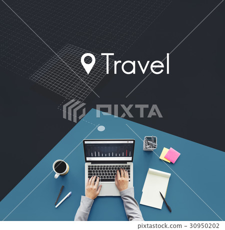 GPS location map travel graphic GPS location map travel graphic 30950202