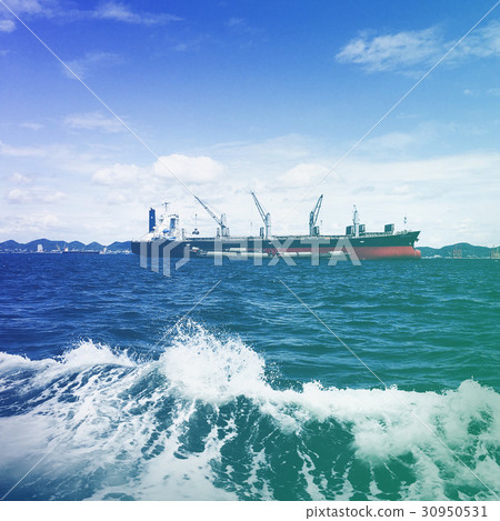 Ship Port Logistic Carrier Cargo Industry Freight 30950531