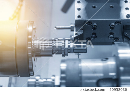 The CNC lathe machine (Turning machine)  30952086