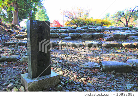 莫林城堡遺址（索馬市）的秋葉 30952092