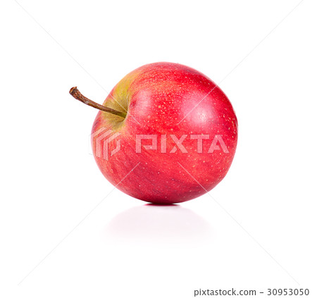 A ripe apple on white background 30953050