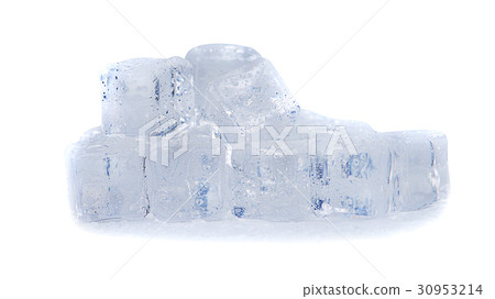ice isolated on white background. 30953214