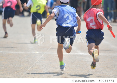 Elementary school sports festival selection relay 30955773
