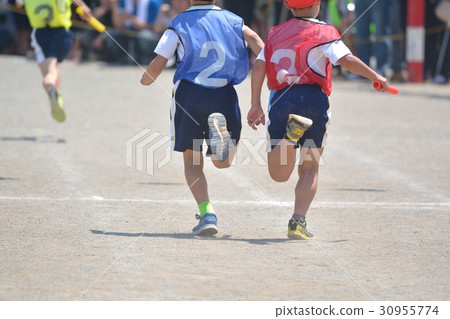Elementary school sports festival selection relay 30955774