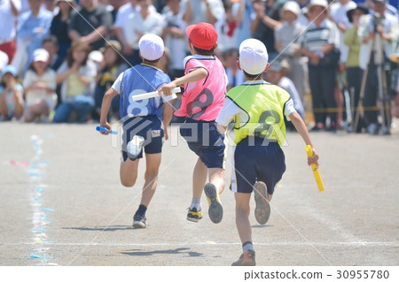 Elementary school sports festival selection relay 30955780