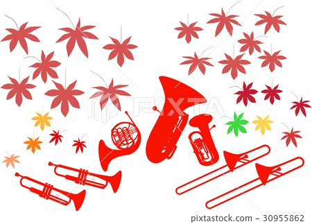 Fall color brass ensemble without background 30955862