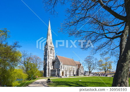 St Alban's Church in Copenhagen city, Denmark St Alban's Church in Copenhagen city, Denmark 30956593