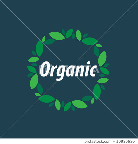 vector logo organic vector logo organic 30956650