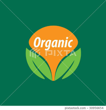 vector logo organic vector logo organic 30956654