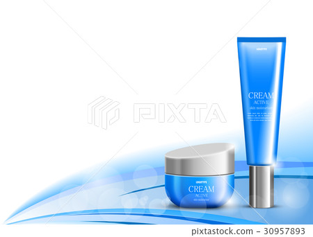 Body cream cosmetic design template 30957893