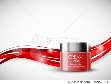 Skin moisturizer cosmetic ads template 30957901
