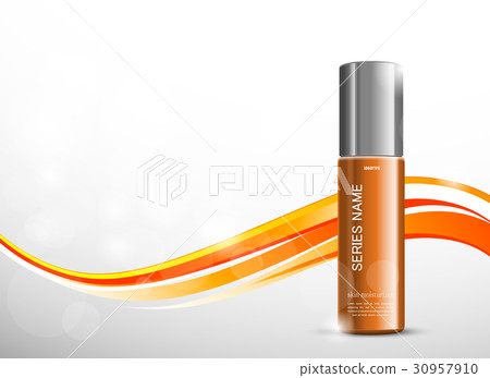 Skin moisturizer cosmetic ads template 30957910