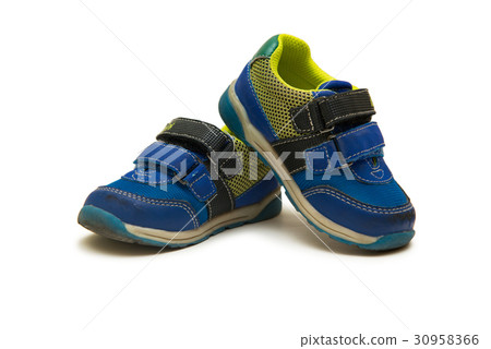 Baby shoes isolated on the white background 30958366