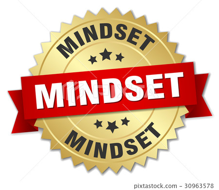 mindset round isolated gold badge mindset round isolated gold badge 30963578