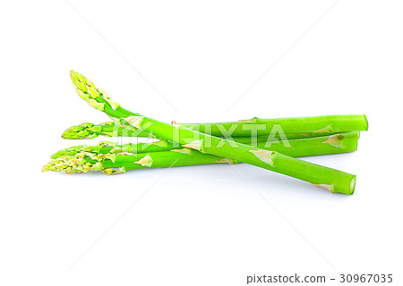 Asparagus on white background Asparagus on white background 30967035