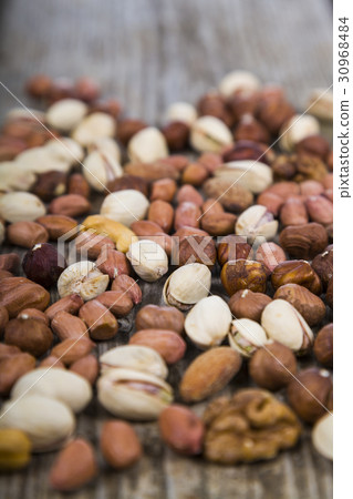 Background of nuts. Background of nuts. 30968484