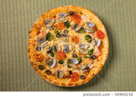 Seafood pizza Seafood pizza Seafood pizza Seafood pizza 30969238