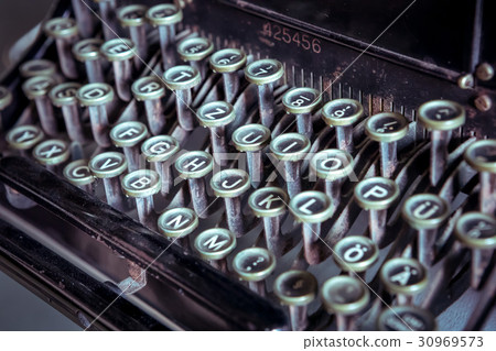 Old vintage typewriter 30969573