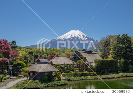 忍野 富士山 忍野 富士山 30969983