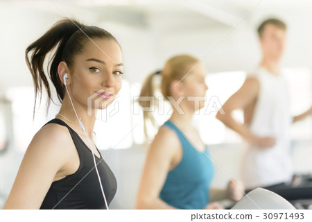 Running on Treadmill Running on Treadmill 30971493