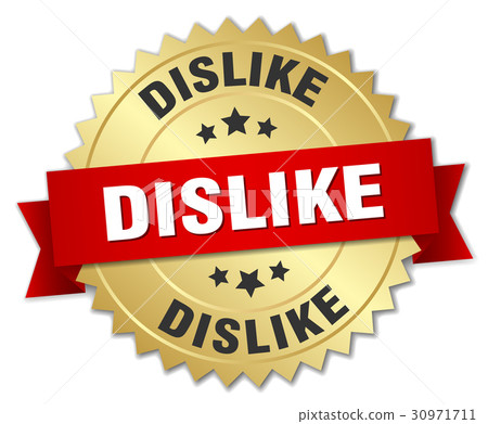 dislike round isolated gold badge dislike round isolated gold badge 30971711