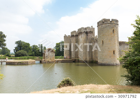 Ancient Bodiam castle in Sussex England UK 30971792