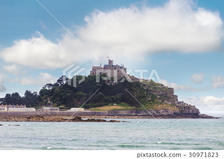 Ancient St Michaels Mount castle Cornwall England 30971823