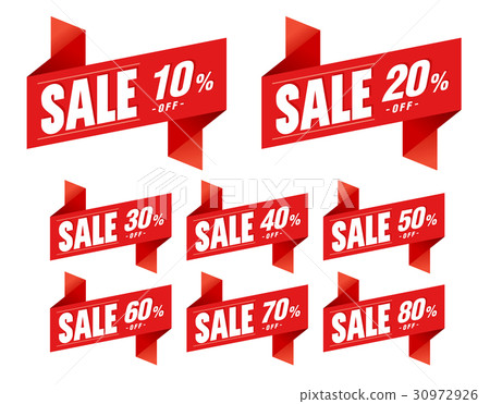 Sale tags discount - Vector Sale tags discount - Vector 30972926