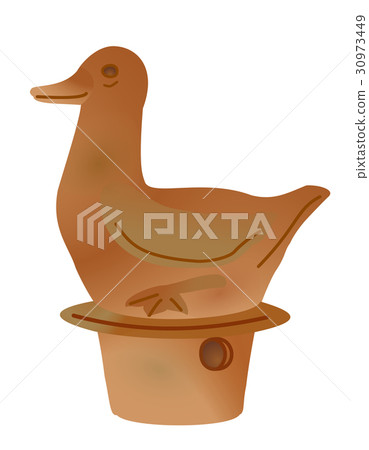 鳥形粘土環 鳥形粘土環 30973449